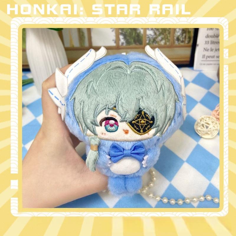 12 см Аниме Хонкай: Плюшевая кукла Honkai Star Rail Анекса Мидей Файнон Аглая Гиацинтин Трибиос Касторице Кафка Игрушка Брелок Подвеска Подарок