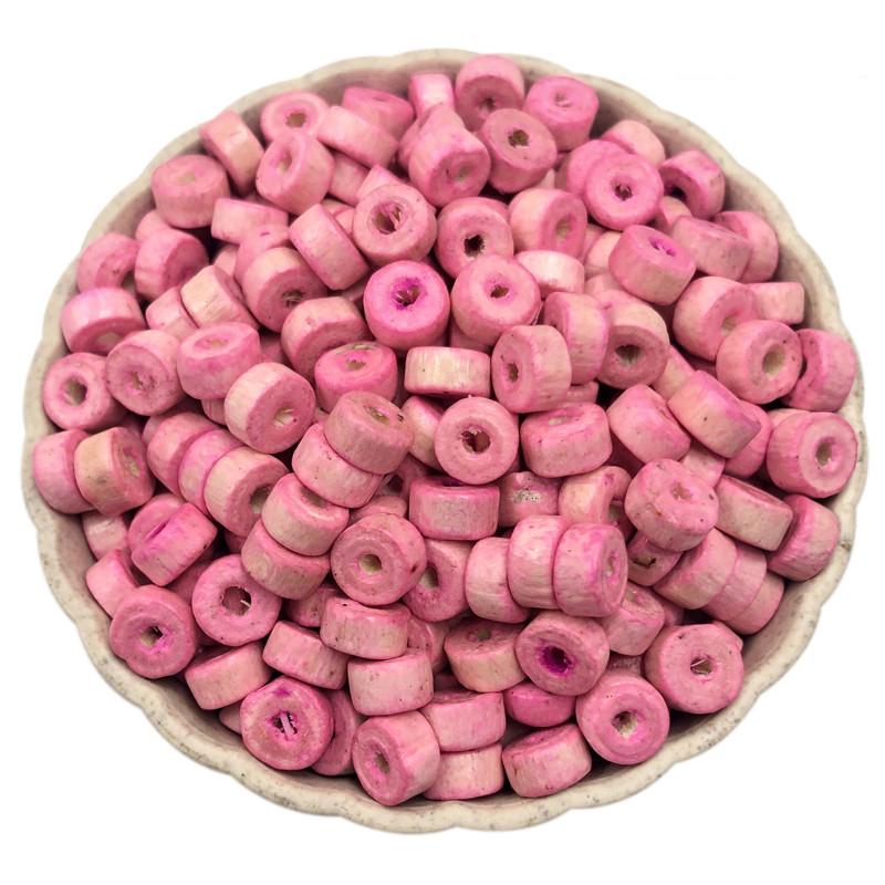 Товары для вечеринок 100 шт. 8 мм браслет ювелирные аксессуары ручная работа своими руками для изготовления ювелирных изделий из дерева оптовая продажа цилиндрические свободные бусины