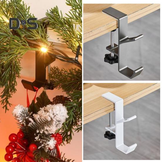 1/2/4/6 шт. держатели для рождественских чулок, устойчивые к ржавчине и царапинам, регулируемые вешалки для гирлянд, держатели для чулок для камина