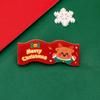 Cartoon Snowman Side Clip Elk Christmas Hair Clip Kawali Acrylic Hair Clip  Daily