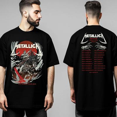 Metallica M72 Денвер 2025 Тур Концертная футболка Empower Field S-4XL Унисекс