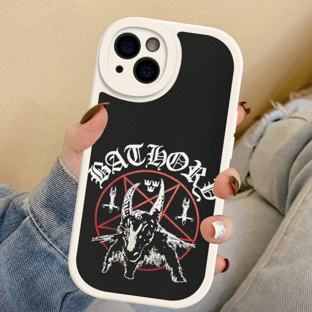 Bathory Quorthon Band Singer Leather Phone Case For IPhone 16 15 14 17 Pro Max 11 12 Mini Plus Soft Shell