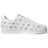 adidas Оригинальные кроссовки Superstar с низким верхом, унисекс, белые, GX8413