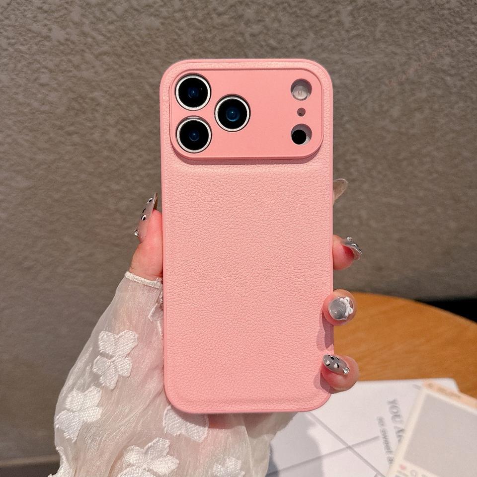 Кожаный чехол для телефона для iPhone 17 Air 13 11 12 16 17 Pro Max 16E 16 15 14 Plus 17Pro 17Air Ударопрочный защитный чехол