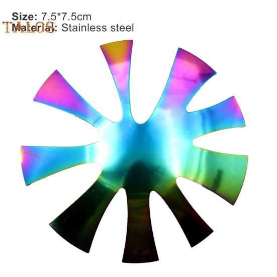 2021 New Nail Beauty Template Irregular DIY Stainless Steel French Nail Plate Model for Beauty