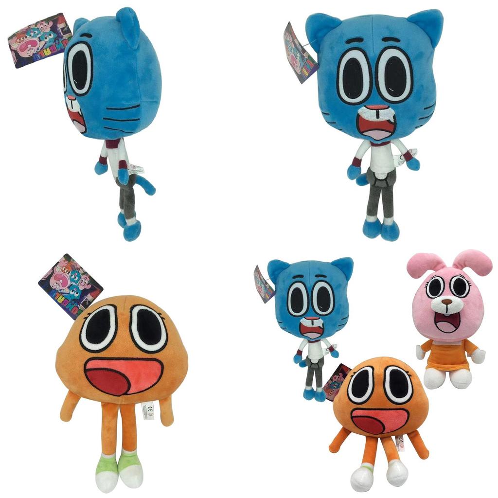 Ultra Soft 9.84" The Amazing World Of Gumball Darwin Plush Toy Perfect For Kids