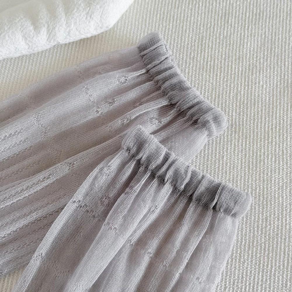 Thin Short Socks Mesh Ruffle Ballet Style Cuffs New Fashion Leg Warmers  Women Girls