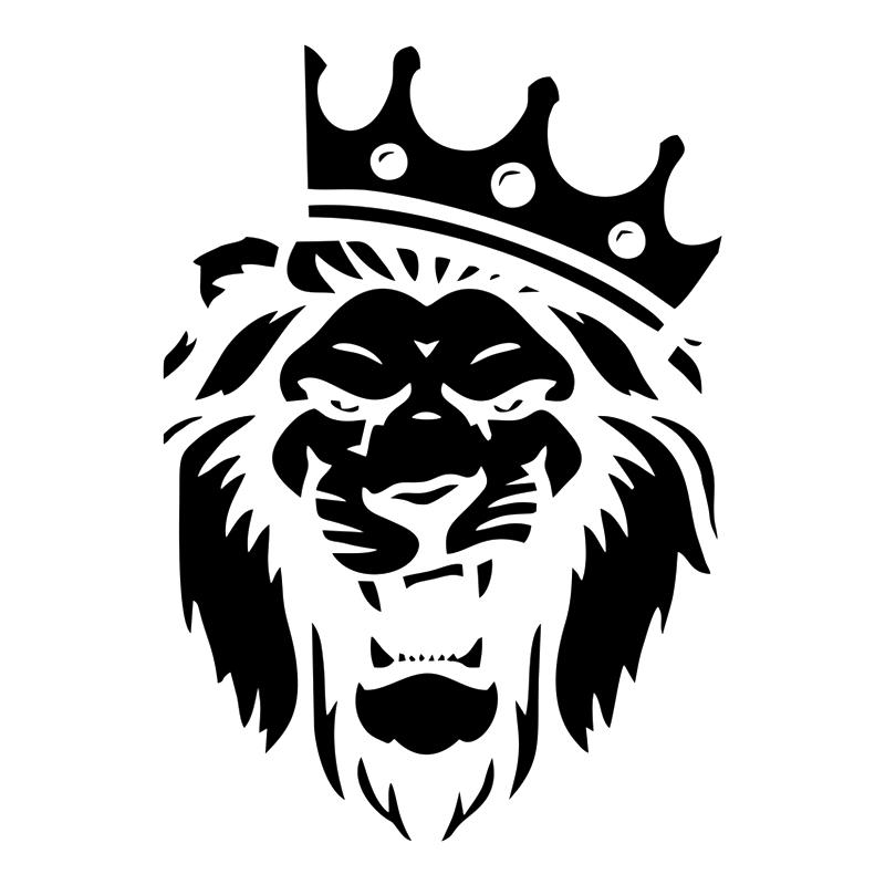 30995 # Лев с короной наклейка на автомобиль виниловая наклейка водонепроницаемое украшение для заднего окна автомобиля наклейки