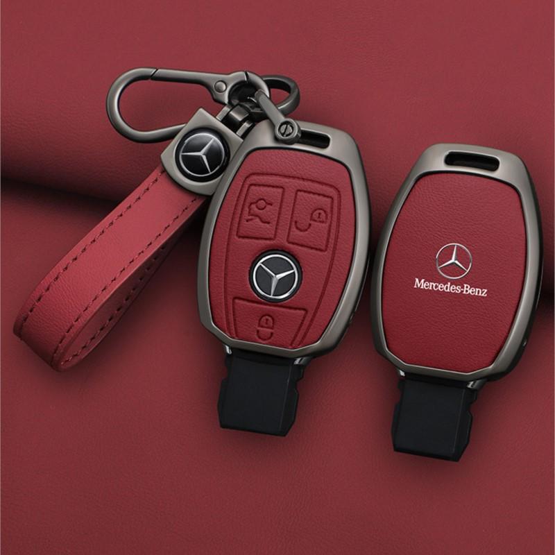 Чехол-сумка из цинкового сплава и кожи для автомобильного ключа Mercedes Benz A B C E Class GLS GLA GLK GLC CLS CLA W204 W205 W212 W463 W176 CH1