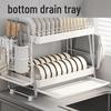 Yingbai 3-Tier Stainless Steel Dish Drying Rack