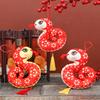 Chinese Style Snake Plush Doll Year of The Snake Mascot Toy Cute Zodiac
