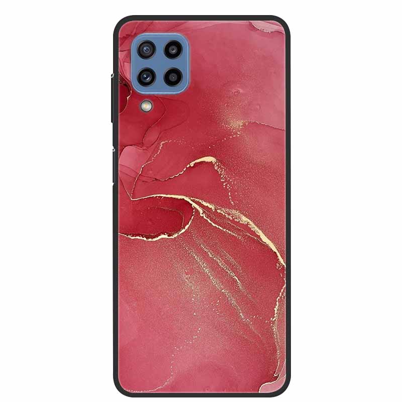 Для Samsung Galaxy A12 Чехол Мраморный ТПУ Силикон Мягкий Чехол для Телефона Для Samsung Galaxy M12 Чехол Samsung F12 Защита Подарок Новый Para