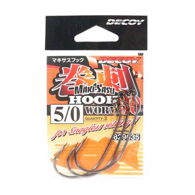 Decoy Worm 30 Makisasu Крючки для червей Размер 5/0 (9035)