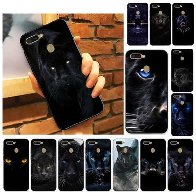 Чехол для телефона с изображением пантеры в виде животного для Oppo A9 Realme C3 6Pro, чехол для vivo Y91C Y17 Y19, задняя крышка