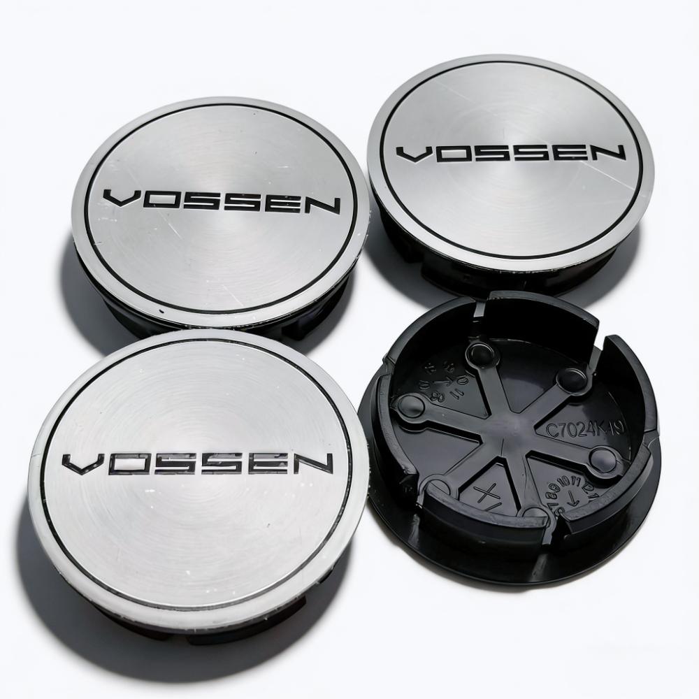 4pcs Vossen Logo Emblem Car Wheel Center Caps 48MM 42MM Wheels Hub Dustproof Cap Rim Hubcaps Dust Cover Replace Car Accessories