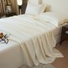 Silk 100% All Cotton Long Staple Cotton  Bed Sheet Bed Linen Solid Color