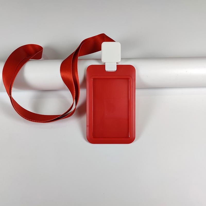 Student Campus ID and Access Card Holder for Bus, Meal, Room Cards - Hard Shell, Custom Printing Available.