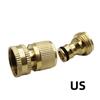 Female/MaleThread Garden Hose Connector Brass Brass Quick Connector  Gardening