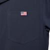 Nike SB Команда США Рубашка-поло с коротким рукавом на пуговицах Стиль боулера Обсидиан/Белый Унисекс Топы Синий FZ4054-451
