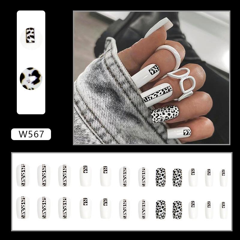 Летние красочные свежие и милые цветы европейские и американские накладные ногти однотонные матовые элементы нейл-арта модные украшения для ногтей