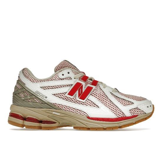 New Balance 1906R Sea Salt True Red Unisex Sneakers White Pebble M1906RO