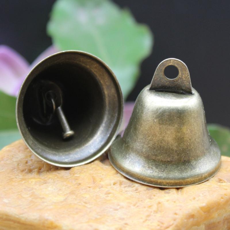 10 шт. маленькие колокольчики в винтажном стиле, подвесные колокольчики, рождественские колокольчики, колокольчики с ошейником для домашних животных, украшение на свадьбу, Хэллоуин