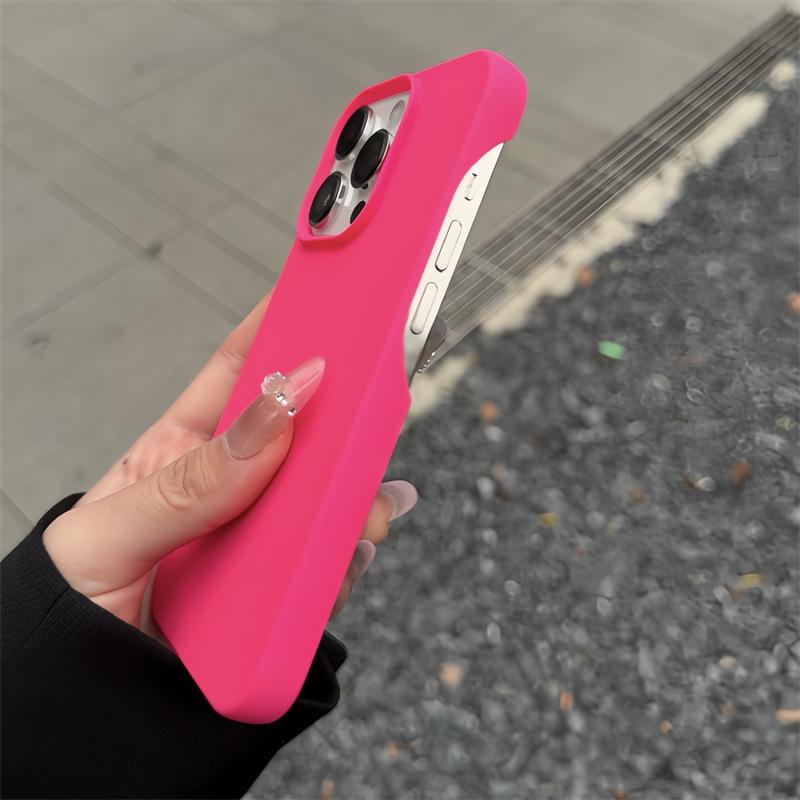 Полупакет Скраб для кожи iPhone 16pro Мягкий чехол Apple 15 Безрамочный 13 Однотонный 12
