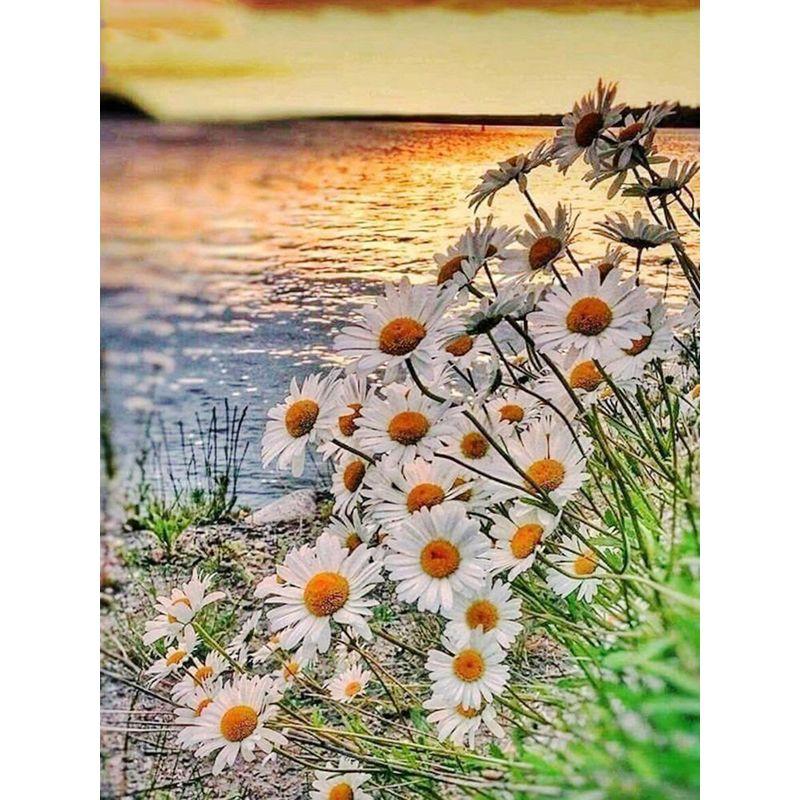DIY алмазная живопись цветок алмазная живопись Алмазная вышивка горный хрусталь мозаика подарок украшение дома картина