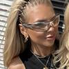 Новые Сексуальные Женские Y2K Девушки Солнцезащитные очки Мода Уличные Женские Велоспорт Спорт Солнцезащитные очки Ретро Мужские Очки UV400 Очки