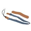 Ukulele Strap Cross Shoulder Pad Denim Leather Adjustable Length Neck Belt Replacement