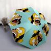 1pc Homer Simpson Automatic Umbrella, Portable Foldable 8-Rib Manual Open with Skeleton Hand,  Durable Canopy yy250730122
