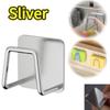 1-12PCS Stainless Steel Kitchen Sink Sponge Holder Tray Drainer Rack Self Adhesive Hook Sink Storage Holder Kitchen Accessories