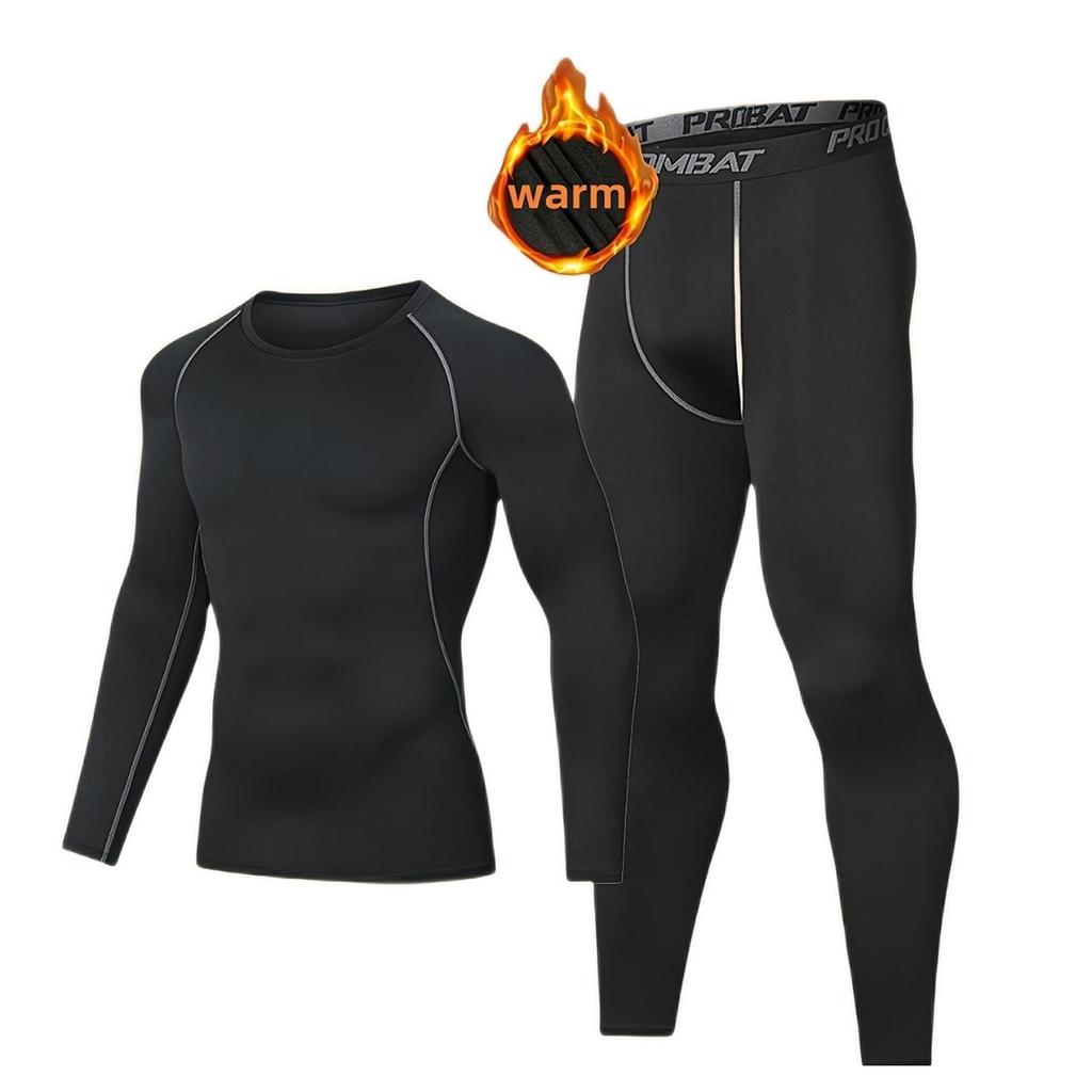 Мужское термобелье: длинные кальсоны с флисовой подкладкой, верхний и нижний слой для холодной погоды.