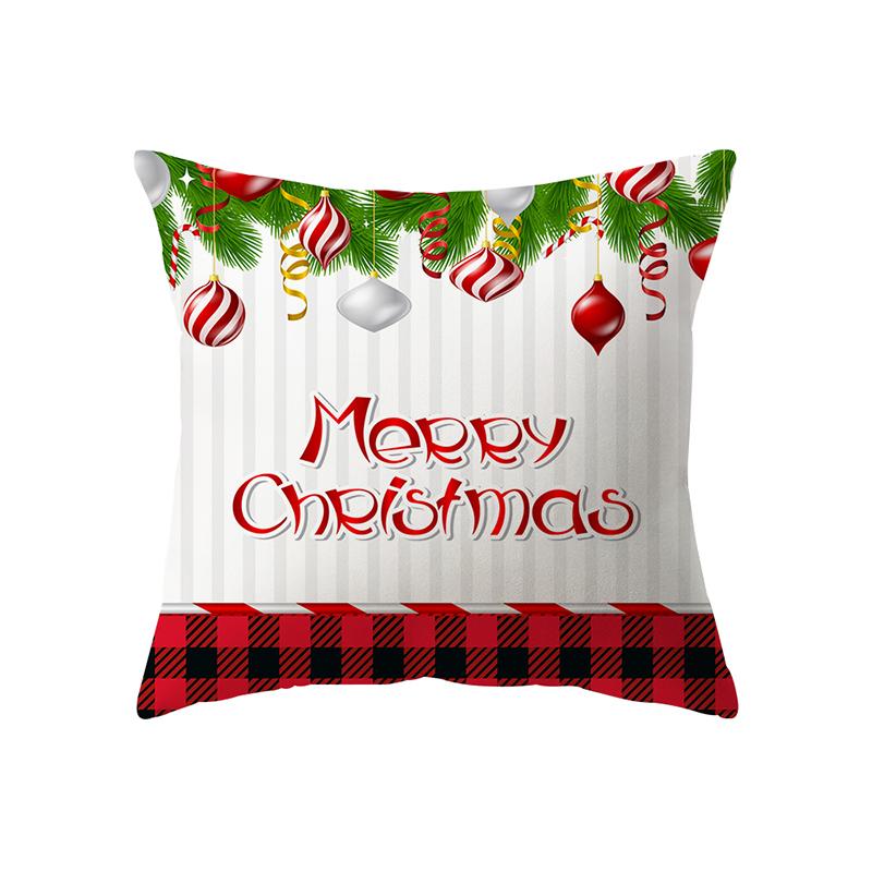 С Рождеством милый Санта-Клаус с принтом наволочка для дома, гостиной, украшения дивана, квадратная подушка, наволочка