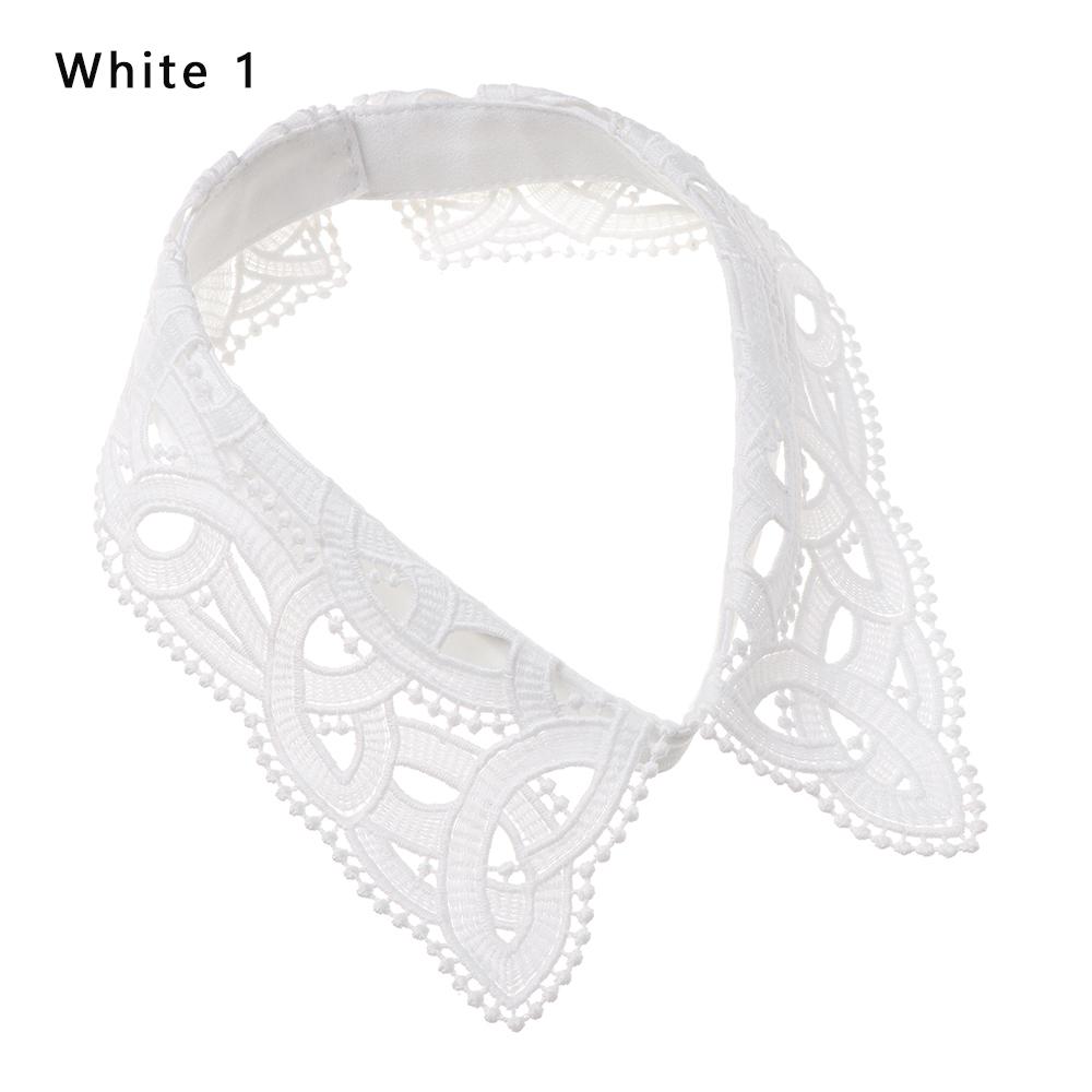 Классический женский хлопковый кружевной накладной воротник в винтажном стиле, съемный аксессуар для одежды, лацкан для блузки, топа, рубашки, ложный воротник, дропшиппинг
