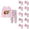 Children's Boys And Girls Thin Two-piece Long-sleeved Pants Two-piece