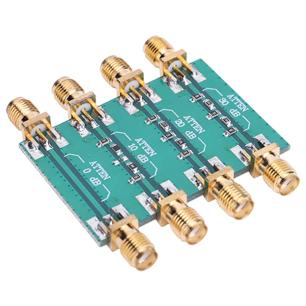 DC-4.0GHz Radio Frequency Attenuator SMA Double Female Head Fixed Attenuator Module 0dB 10dB 20dB 30dB RF Attenuator Board