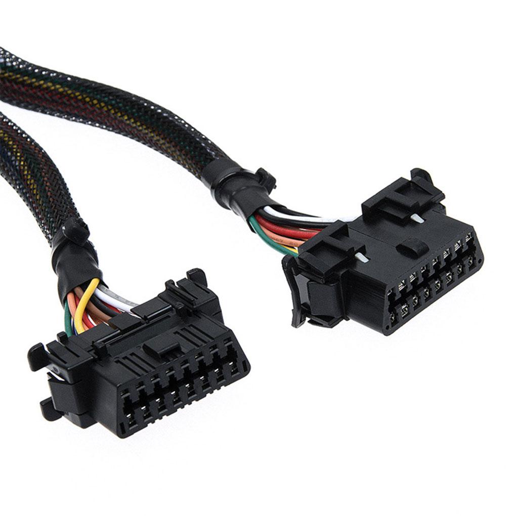 OBDII Мужской-Женский Y-разветвитель Профессиональный удлинитель Один в Два Кабель-конвертер Удлинитель Авто Диагностический Инструмент