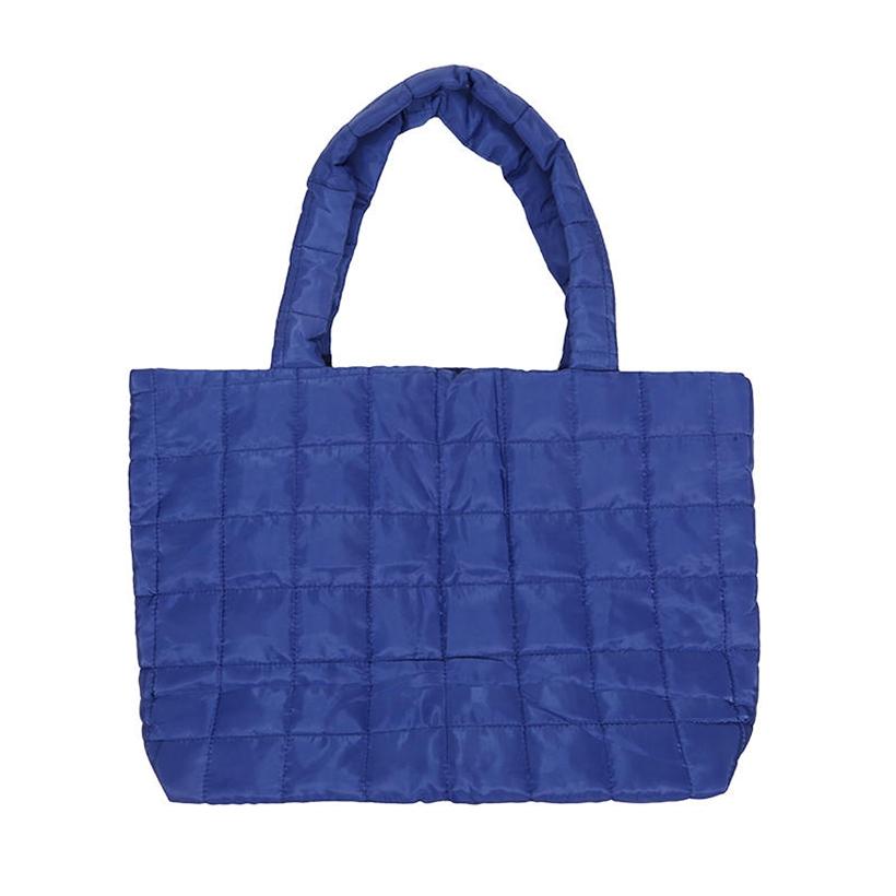 Lightweight Quilted Tote Bag Women Multifunctional Travel Solid Color Shoulder Bag Handbag for Work Gym