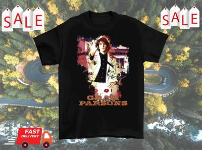 Gram Parsons Singer Albums Cotton T-Shirt For Men Women BT369