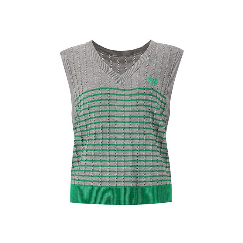 SOUP Striped Knit Vest (Sz4Vk35)