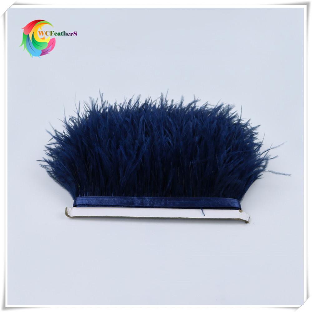 1 метр 32 цвета Натуральное страусиное перо Отделка высота 8-10см перья лента для DIY украшения свадебного платья для вечеринки