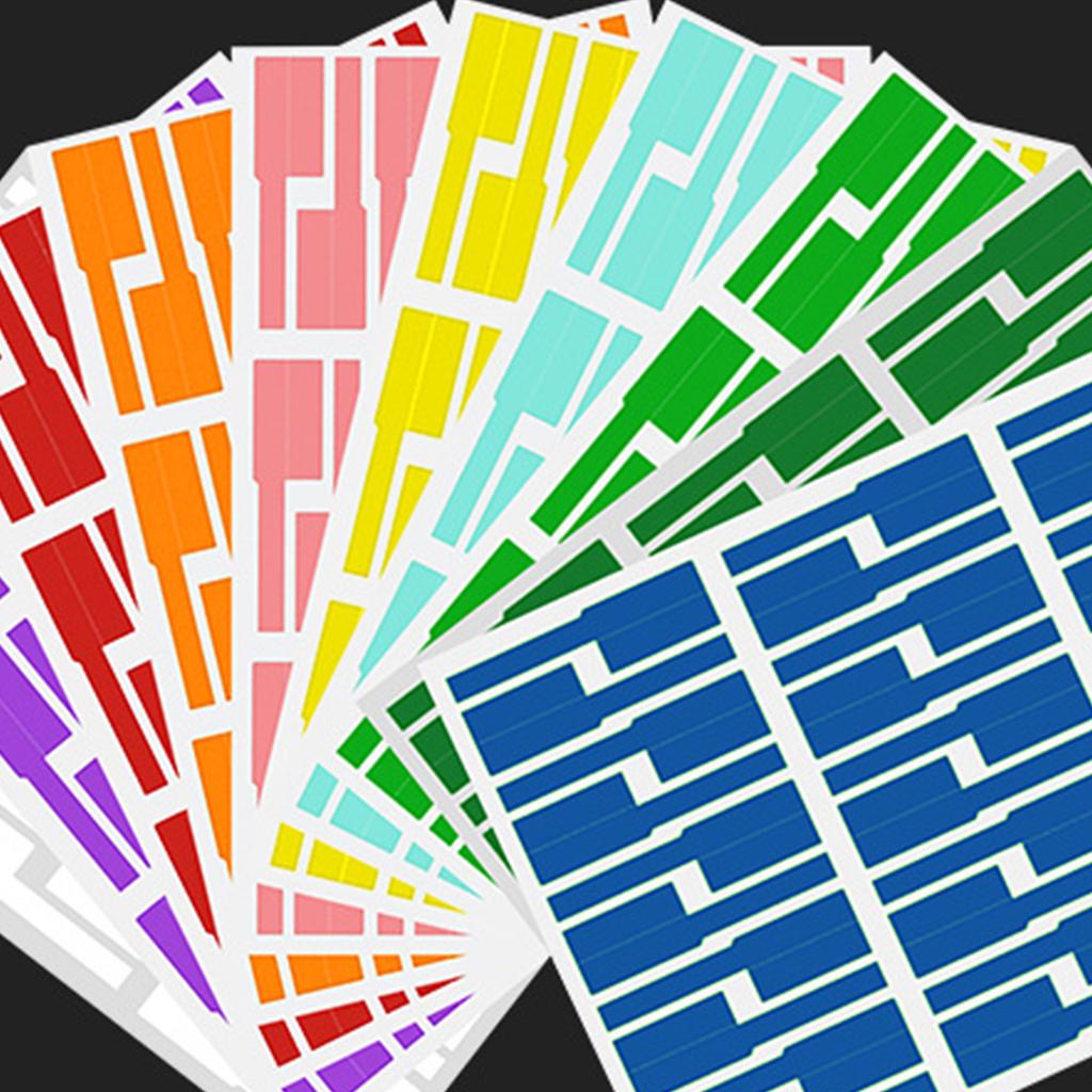 300 шт. водонепроницаемые кабельные этикетки самоклеящиеся кабельные этикетки наклейки для кабельной маркировки классификации