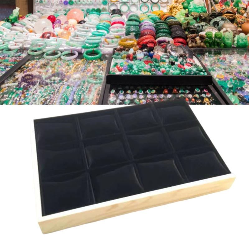 Практичные Прочные Деревянные Органайзеры-Подставки для Часов с 12 Регулируемыми Слотами, Съемными Подушечками и Конструкциями с Прозрачной Крышкой для Демонстрации