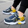 1910 Children's Shoes Boys Sports Shoes Medium and Older Boys Shoes Autumn and Winter New Waterproof Leather Surface Primary School Students Run