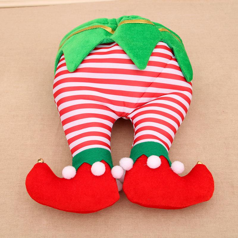 Шляпа Санты, шляпа эльфа-клоуна, рождественские украшения, рождественский подарок, шляпа старика