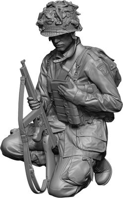 Модель H3 1/35 Вторая мировая война Десантные войска США Битва за Францию #2 Набор для 3D-печати HS35112 (Человек)