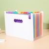 13/25 Pockets Accordion File Folder A4 Document Organizer Portable Expanding File Box  Student