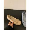 Soft Female Silk Fashion Shallow Ladies Flats With Shoes Slides Round Toe Footwear Slip On Women Ballet