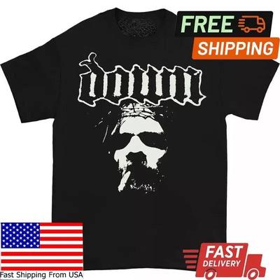 Down Face Music Band Heavy Cotton Black All Size T Shirt S 5Xl